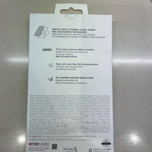 OtterBox Black Symmetry+ Series Phone Case - Picture 2 of 2